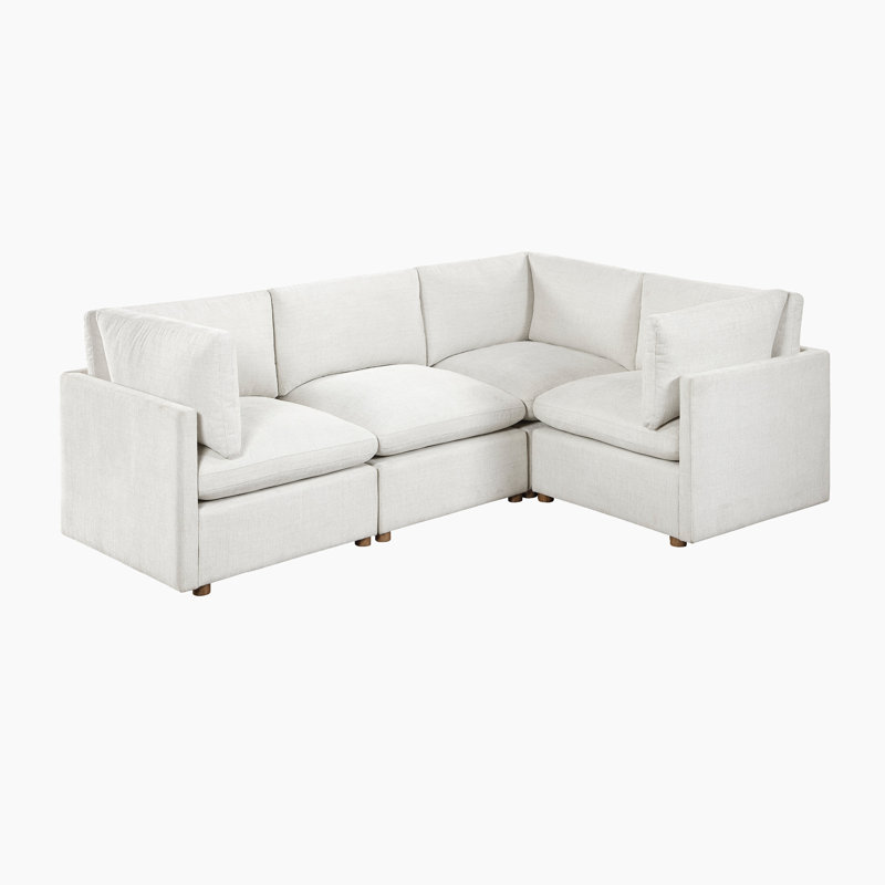 Canapé modulaire en chenille 4 pièces 103,5 po Calder