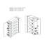 Commode 5 tiroirs Laguna Ridge
