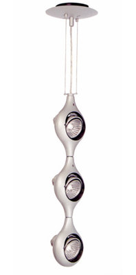 Space 3 - Light Unique / Statement Tiered Pendant