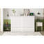 Lit double en blanc avec tiroir et / ou prises - peu encombrant pour la conception de structures de poulie multi-zones et les prises / meubles Bureau à domicile, chambre d'amis, salle de sport-1339759657-1339759659