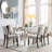 Jennifer Home Upholstered Back Stool with Wood Base for Kitchen-94833502-94833503