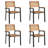 Corneil 4 - Person Patio Dining Set with Rectangular Table-536754851