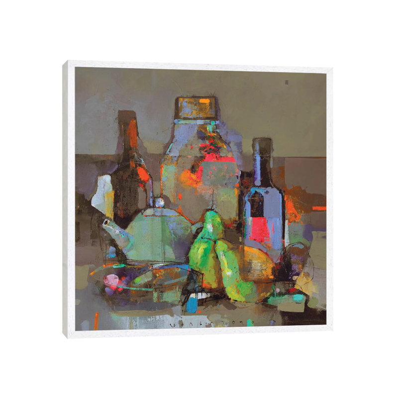 Evening Still Life by Viktor Sheleg - Gallery-Wrapped Canvas Giclée on Canvas, 93.98 cm H x 93.98 cm W, White Framed