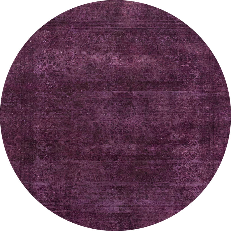 Abstract Indoor Rug, Round 8'