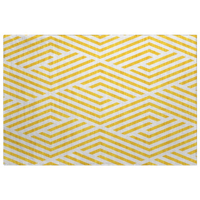 Premium Machine Washable Dream Shag ADS550 Geometric Rug