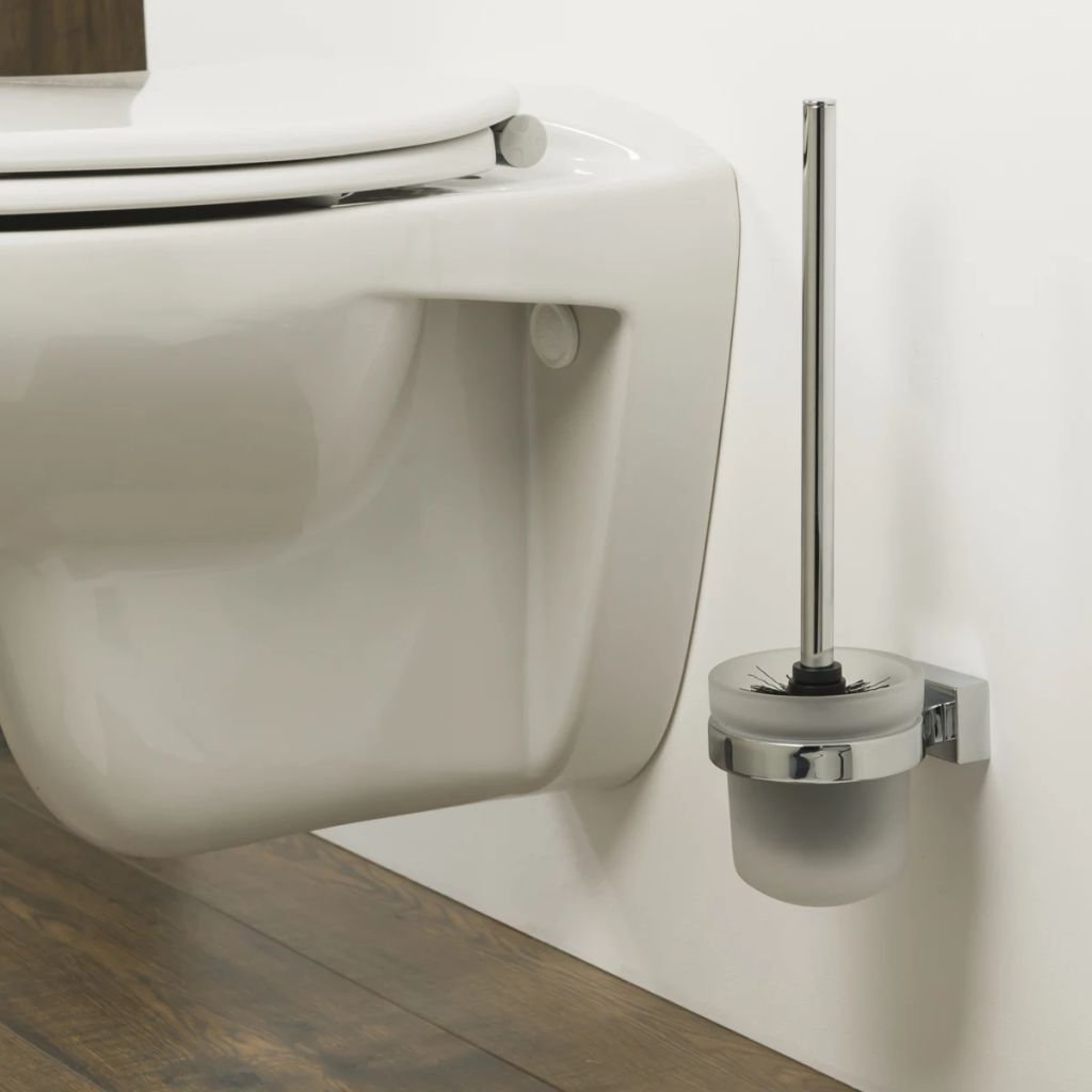 Tiger Toilet Brush and Holder Figueras Chrome