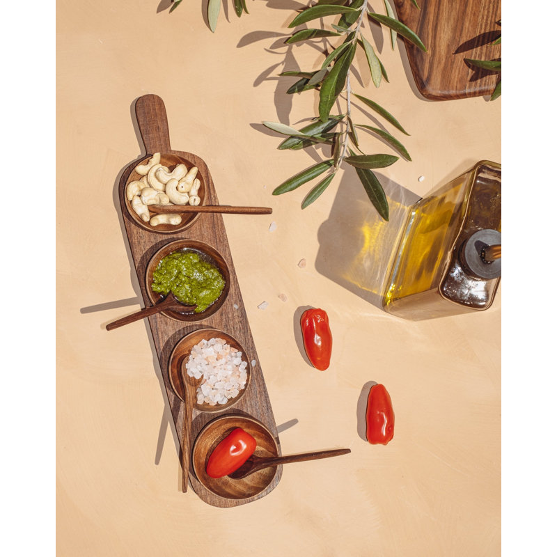 Plateau de service Four Condiment