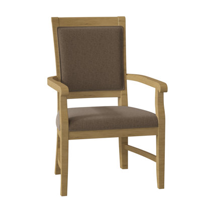 Chaise avec accoudoirs à dossier très grand Pryor