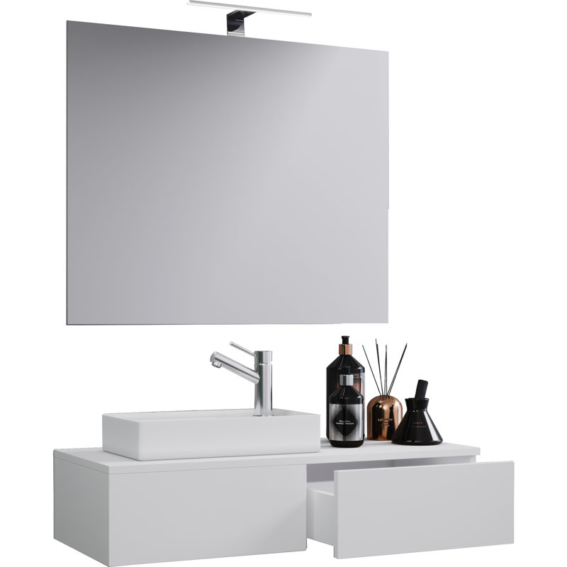 Anacani Bathroom Furniture Suite, White