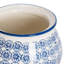 Nicola Spring - Hand-Printed Sugar Bowl - 10cm - Navy
