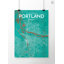 « portland city map », reproduction d’impression sur affiche en nature-31737520