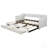 Adjustable Upholstered Daybed With Two Spacious Drawers-1313944346