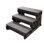 Confer Plastics 39'' D Slip Resistant Hot Tub Step in Black