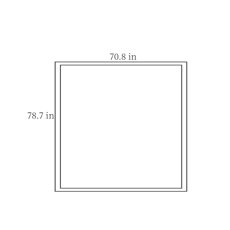 Tapis Abreha avec envers antidérapant, Rectangle 5 pi 11 po x 6 pi 7 po