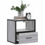 40cm W Metal Bedside Table-2076591225