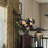 TWOPAGES Unlined Floral Curtain Printed Faux Linen Pinch Pleat Curtain-118032923-118032924