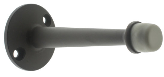Oil-Rubbed Bronze Solid Brass Baseboard Door Stop