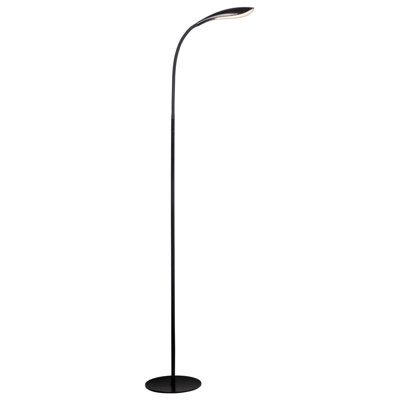 Ironwood Floor Lamp for Reading, Crafting & Hobby Work – Bright, True Colour, Daylight LED Desk Light for Improved Focus & Reduced Eye Strain – Ideal Reading Lamps / Study Lamps Office