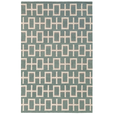 Tapis rectangulaire en laine Elsey