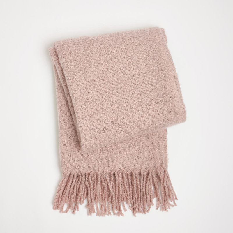 Kupski Throw Blanket, Blush Pink, W125 x L150cm