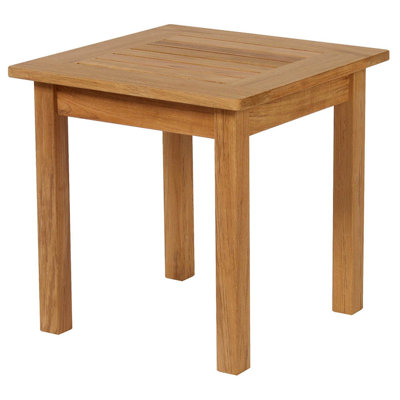 Colchester Outdoor Square Teak Side Table