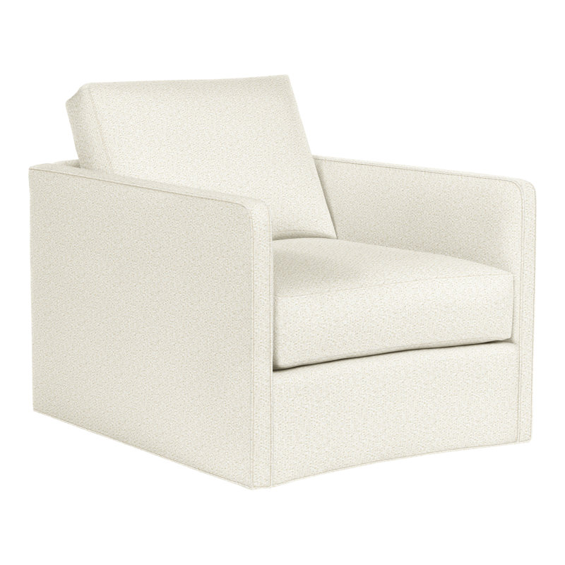 Wynne Swivel Chair, Kenworth Pearl