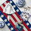 Chemin de table Consuella Patriotic American Flag-1077591962
