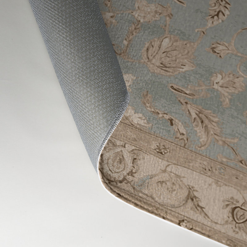 Tapis gris d'intérieur et d'extérieur Tabriz, Rectangulaire 3 pi x 5 pi