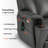 28" Seat Width Dual Motor Power Recliner Lift Chair with Hidden Cup Holder, Infinite Position , Faux Leather-405688881