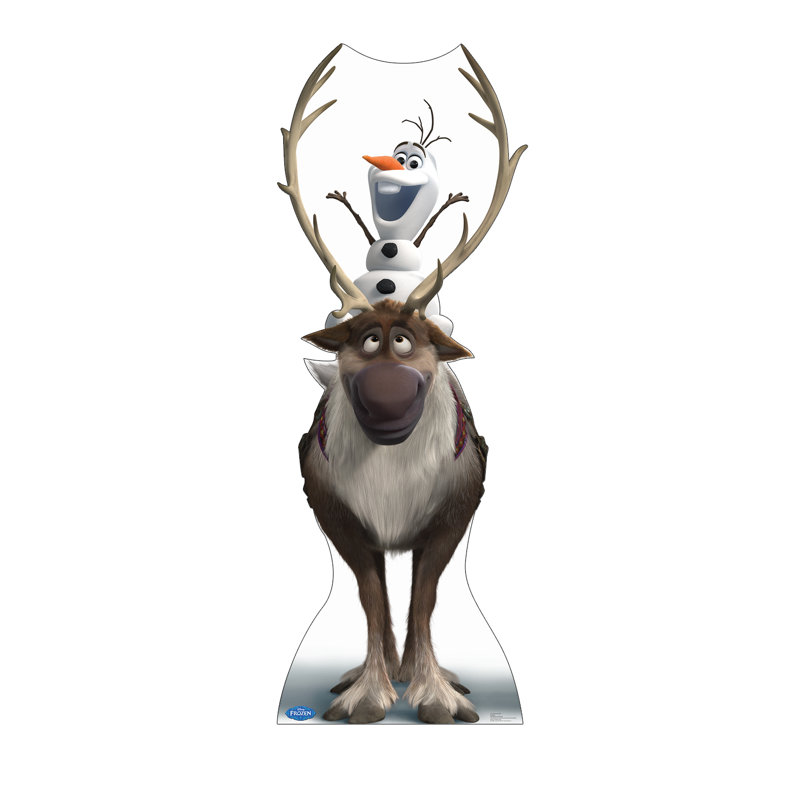 Disney Frozen Sven and Olaf Life-Size Cardboard Cutout