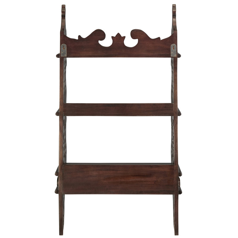 Chippendale Curio Accent Shelf