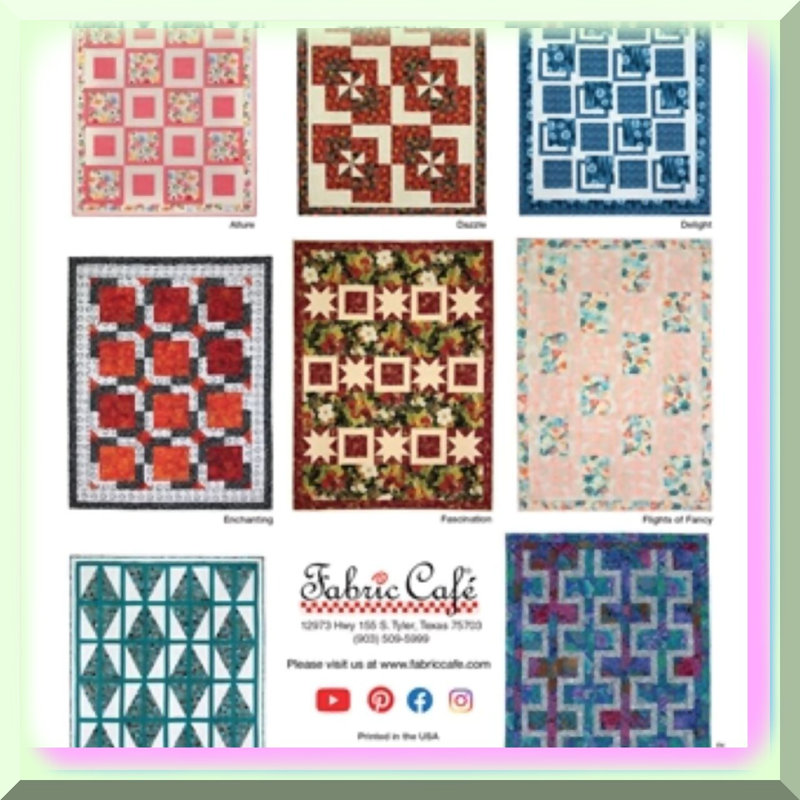QuiltEase 3-Yard Quilt Patterns Assortment