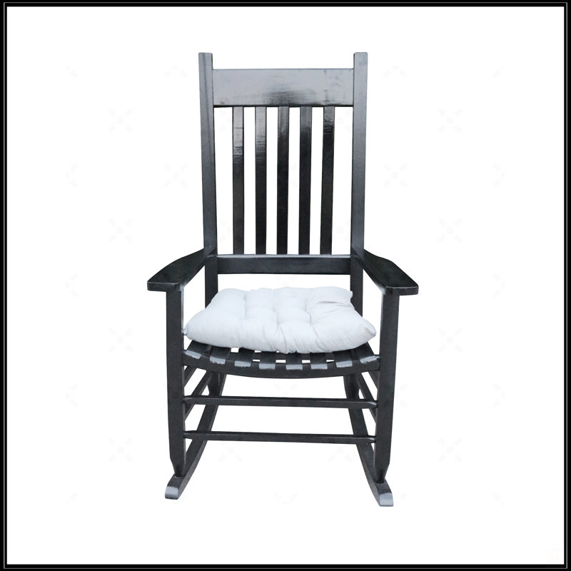 Chaise berçante en bois