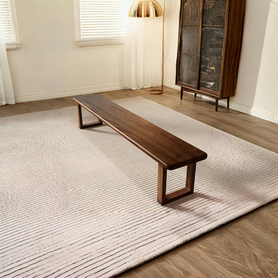 Banc en bois massif Kaile