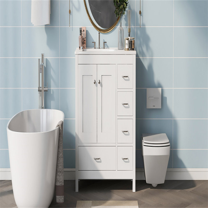 Meuble-lavabo 36 po avec lavabo en céramique