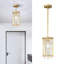 Luminaire suspendu semi-encastré en cristal à 1 lumière Jennesa-1117104035