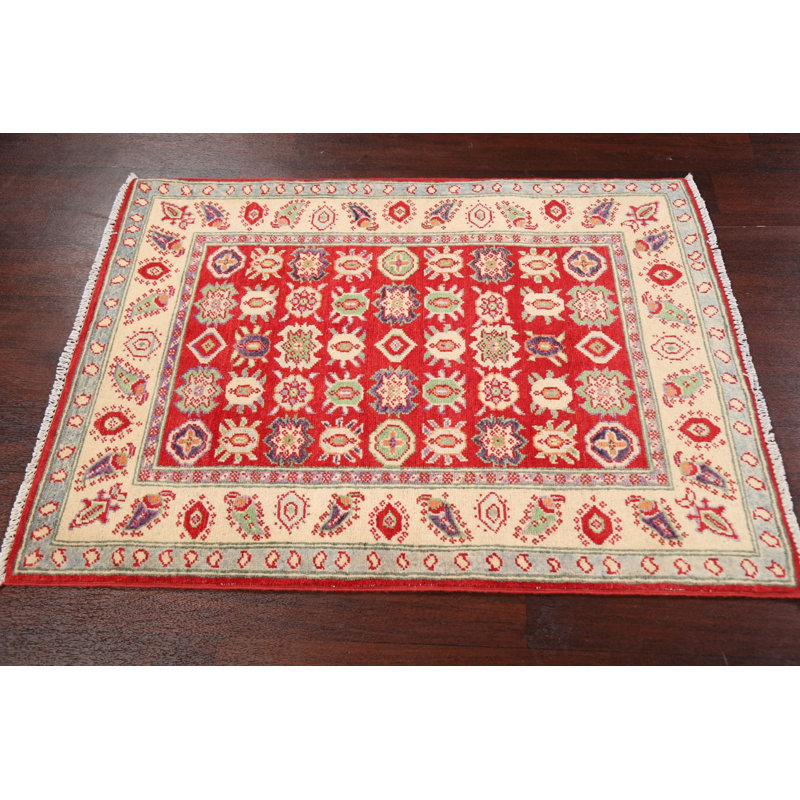 One-of-a-Kind 2'10" X 3'10" New Age Wool Area Rug in