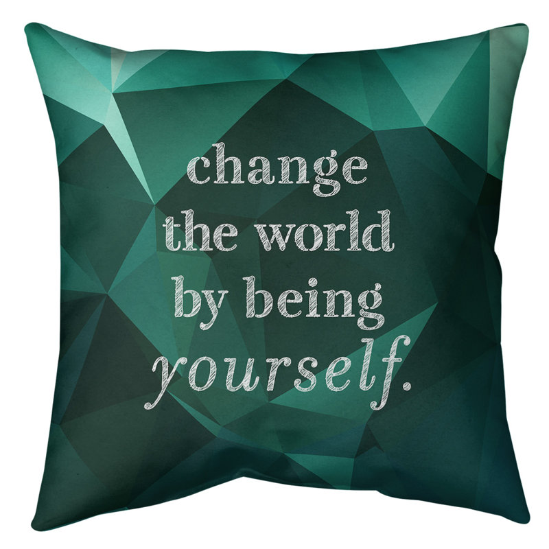 Coussin de sol à changement de pierres précieuses, 40 po x 40 po, Émeraude