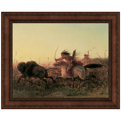 Indian Buffalo Hunt, 1856 Print by Karl Ferdinand Wimar