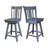Derene Swivel Solid Wood Counter Stool with Solid Wood Frame-81366005