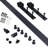 84'' Hollow Paneled Painted without Installation Hardware Kit Barn Door-835028909-835028896