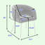 Fauteuil de 25,2 po de large Kendle-647246526