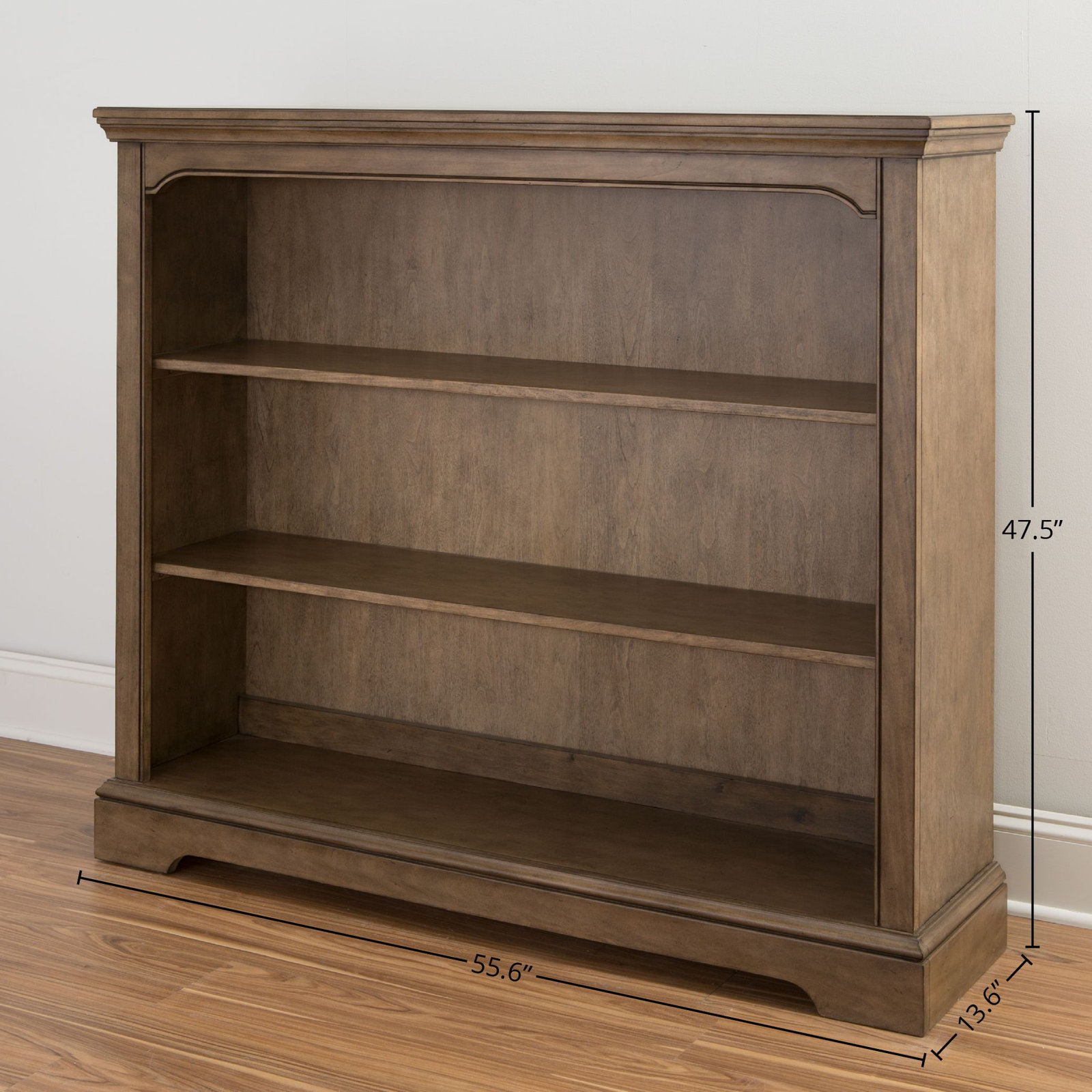 Charter Wide Bookcase, Cashew