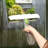Glass Cleaner Spray Bottle with Built-in Squeegee