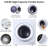 Homhougo 2.65 Cubic Feet Vented Electric Dryer with Sensor Dry