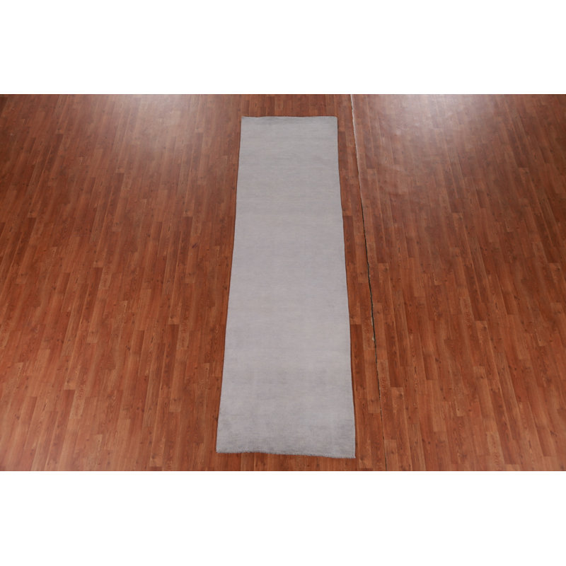 Tapis de couloir lavande mauve moderne Gabbeh