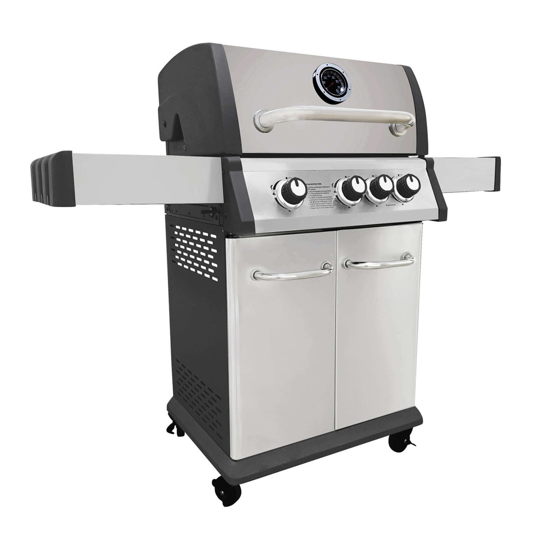 114 cm beweglicher Erdgasgrill Leona mit 3 Brennern