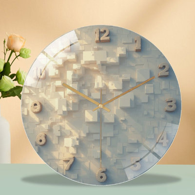Horloge murale moderne 12 po