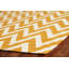 Flatweave flatweave New Zealand Wool Light Orange/White Area Rug