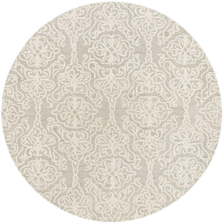 Davyan Hand Tufted Wool Damask Rug